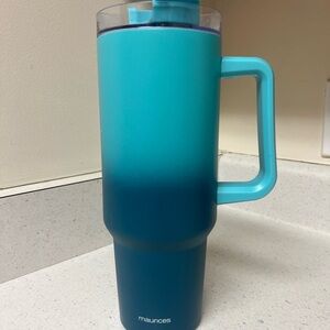 Maurices Teal to Deep Blue Gradient Travel Mug with Handle